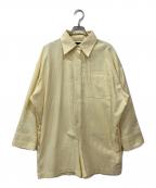 Sea Room lynnシールームリン）の古着「OXFORDシャツロンパース」｜イエロー
