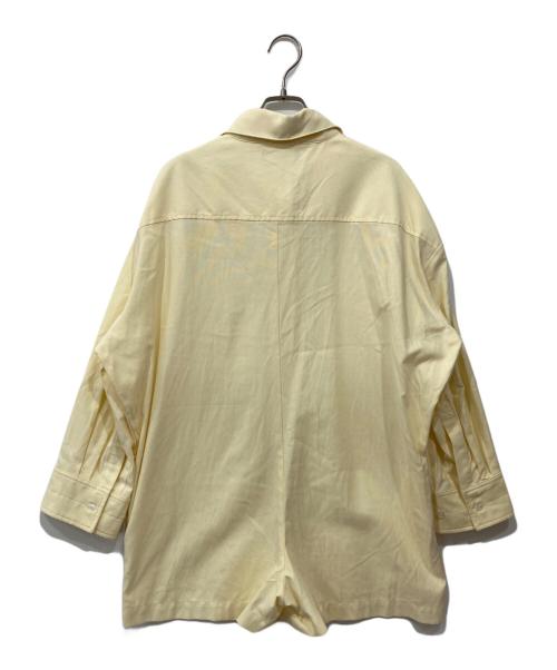 Sea Room lynn（シールームリン）Sea Room Lynn (シールームリン) OXFORDシャツロンパース イエロー サイズ:Sの古着・服飾アイテム