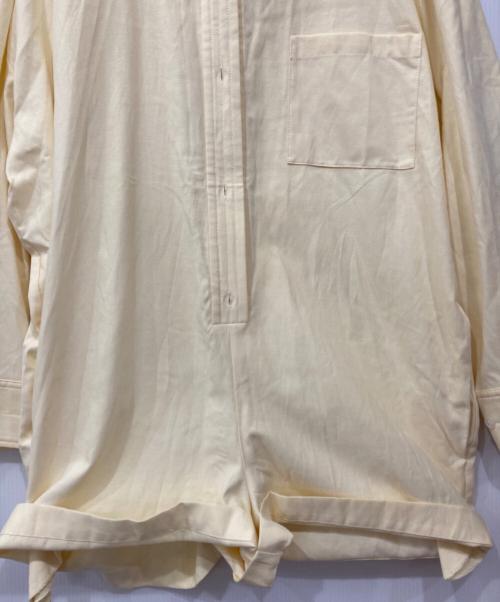 Sea Room lynn（シールームリン）Sea Room Lynn (シールームリン) OXFORDシャツロンパース イエロー サイズ:Sの古着・服飾アイテム