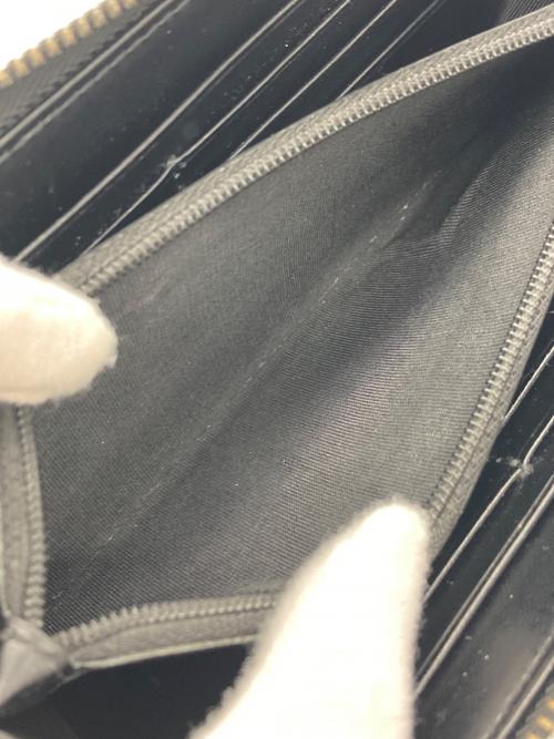 BLACK LABEL CRESTBRIDGE（ブラックレーベル クレストブリッジ）BLACK LABEL CRESTBRIDGE (ブラックレーベル クレストブリッジ) チェックロングウォレット グレーの古着・服飾アイテム