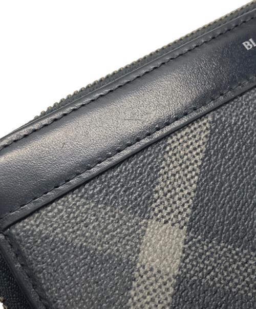 BLACK LABEL CRESTBRIDGE（ブラックレーベル クレストブリッジ）BLACK LABEL CRESTBRIDGE (ブラックレーベル クレストブリッジ) チェックロングウォレット グレーの古着・服飾アイテム