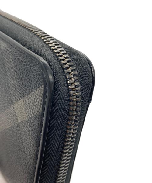 BLACK LABEL CRESTBRIDGE（ブラックレーベル クレストブリッジ）BLACK LABEL CRESTBRIDGE (ブラックレーベル クレストブリッジ) チェックロングウォレット グレーの古着・服飾アイテム