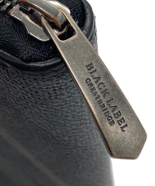 BLACK LABEL CRESTBRIDGE（ブラックレーベル クレストブリッジ）BLACK LABEL CRESTBRIDGE (ブラックレーベル クレストブリッジ) チェックロングウォレット グレーの古着・服飾アイテム