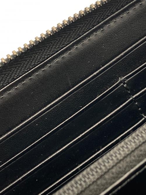 BLACK LABEL CRESTBRIDGE（ブラックレーベル クレストブリッジ）BLACK LABEL CRESTBRIDGE (ブラックレーベル クレストブリッジ) チェックロングウォレット グレーの古着・服飾アイテム