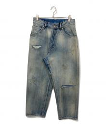 ANCELLM（アンセルム）の古着「SELVEDGE TAPERED 5P DENIM PANTS」｜ブルー