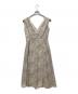 HER LIP TO (ハーリップトゥ) lace trimmed floral dress パープル サイズ:M：9000円