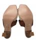 中古・古着 HER LIP TO (ハーリップトゥ) Twisted Two-Tone Mules ベージュ サイズ:38：7000円
