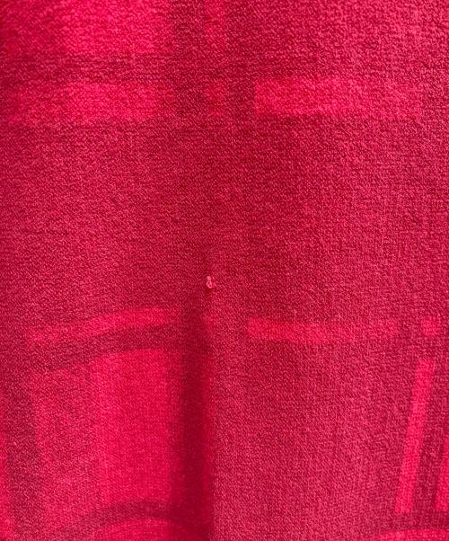 ISSEY MIYAKE（イッセイミヤケ）ISSEY MIYAKE (イッセイミヤケ) フリンジカットソー レッド サイズ:2の古着・服飾アイテム