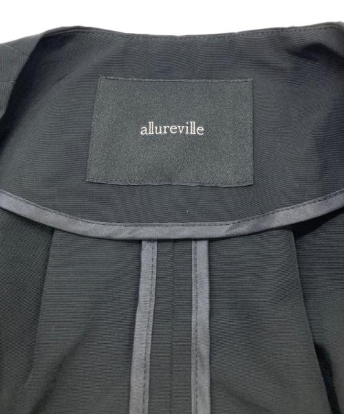 allureville（アルアバイル）allureville (アルアバイル) ソフトメモリーグログランブルゾン ブラック サイズ:2の古着・服飾アイテム
