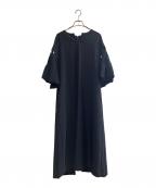 ADOREアドーア）の古着「ADORE　コンパクトツイルワンピース」｜ブラック