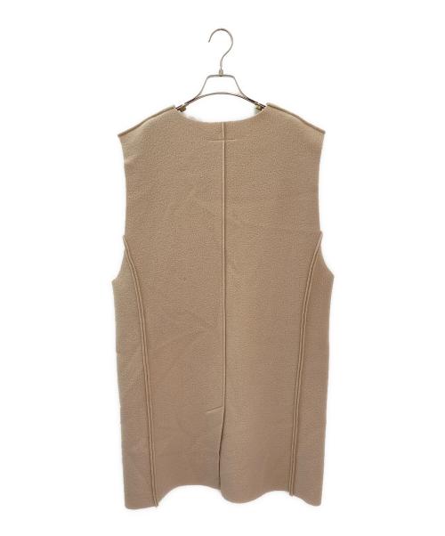 MM6 Maison Margiela（エムエムシックスメゾンマルジェラ）MM6 Maison Margiela (エムエムシックスメゾンマルジェラ) サイドシームノースリーブワンピース ベージュ サイズ:40の古着・服飾アイテム