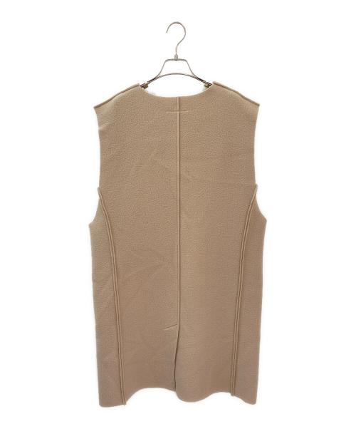 MM6 Maison Margiela（エムエムシックスメゾンマルジェラ）MM6 Maison Margiela (エムエムシックスメゾンマルジェラ) サイドシームノースリーブワンピース ベージュ サイズ:40の古着・服飾アイテム