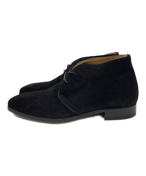 World Footwear Gallery（ワールドフットウェアギャラリー）World Footwear Gallery (ワールドフットウェアギャラリー) スウェードチャッカブーツ ブラック サイズ:39 1/2の古着・服飾アイテム