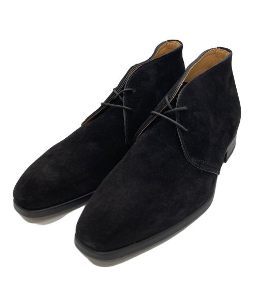 World Footwear Gallery（ワールドフットウェアギャラリー）World Footwear Gallery (ワールドフットウェアギャラリー) スウェードチャッカブーツ ブラック サイズ:39 1/2の古着・服飾アイテム