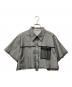 MAISON SPECIAL（メゾンスペシャル）の古着「See-through Layered Tulle Shirt」｜グレー×ブラック