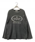 MAISON SPECIALメゾンスペシャル）の古着「Heart Meltet Oversized Tshirt」｜グレー