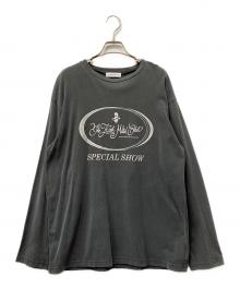 MAISON SPECIAL（メゾンスペシャル）の古着「Heart Meltet Oversized Tshirt」｜グレー