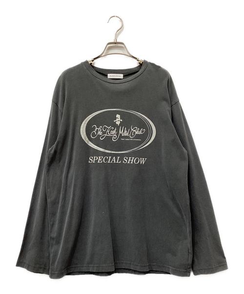 MAISON SPECIAL（メゾンスペシャル）MAISON SPECIAL (メゾンスペシャル) Heart Meltet Oversized Tshirt グレー サイズ:FREEの古着・服飾アイテム
