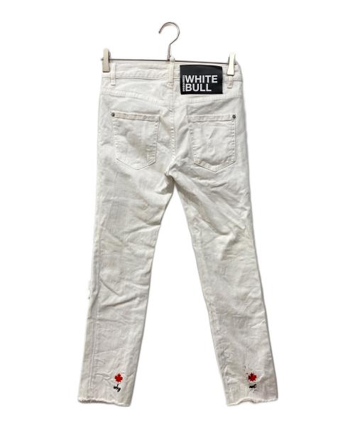DSQUARED2（ディースクエアード）DSQUARED2 (ディースクエアード) Cool Girl Jean ホワイト サイズ:34の古着・服飾アイテム