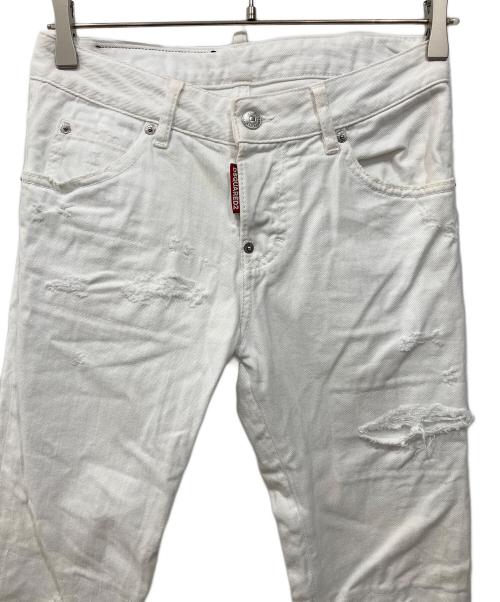 DSQUARED2（ディースクエアード）DSQUARED2 (ディースクエアード) Cool Girl Jean ホワイト サイズ:34の古着・服飾アイテム