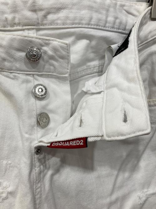 DSQUARED2（ディースクエアード）DSQUARED2 (ディースクエアード) Cool Girl Jean ホワイト サイズ:34の古着・服飾アイテム