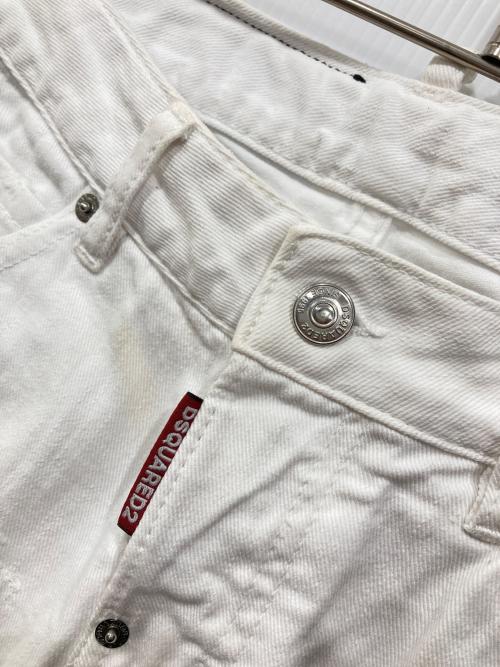 DSQUARED2（ディースクエアード）DSQUARED2 (ディースクエアード) Cool Girl Jean ホワイト サイズ:34の古着・服飾アイテム