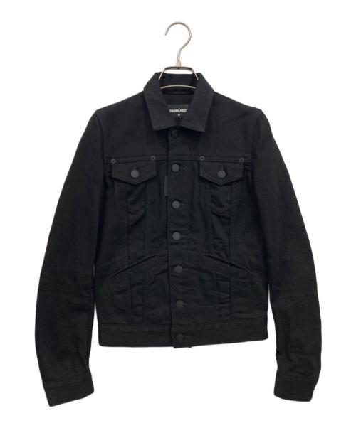 DSQUARED2（ディースクエアード）DSQUARED2 (ディースクエアード) ICON デニムジャケット ブラック サイズ:34の古着・服飾アイテム