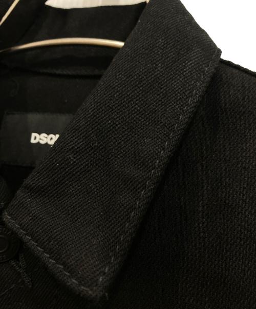DSQUARED2（ディースクエアード）DSQUARED2 (ディースクエアード) ICON デニムジャケット ブラック サイズ:34の古着・服飾アイテム