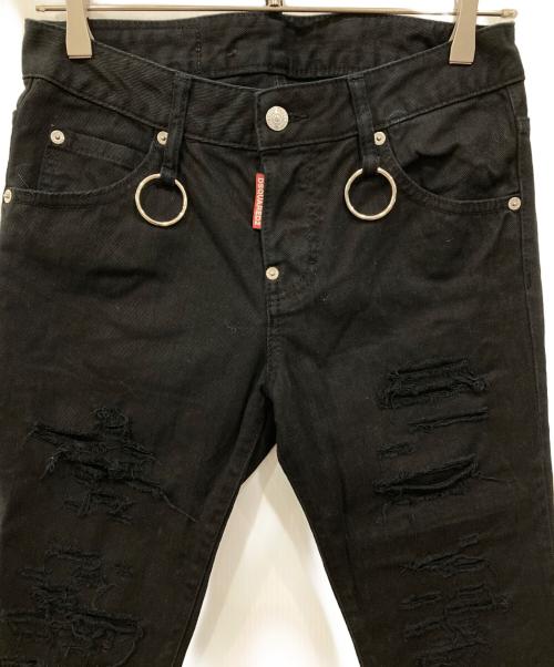 DSQUARED2（ディースクエアード）DSQUARED2 (ディースクエアード) Cool Girl Jean ブラック サイズ:34の古着・服飾アイテム