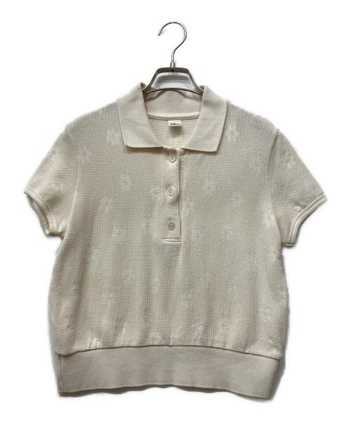 Ron Herman（ロンハーマン）Ron Herman (ロンハーマン) Flower Waffle Polo Shirt アイボリー サイズ:XSの古着・服飾アイテム