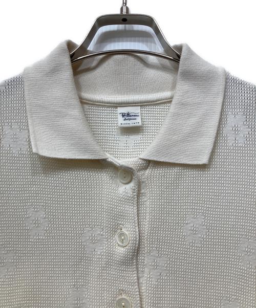 Ron Herman（ロンハーマン）Ron Herman (ロンハーマン) Flower Waffle Polo Shirt アイボリー サイズ:XSの古着・服飾アイテム