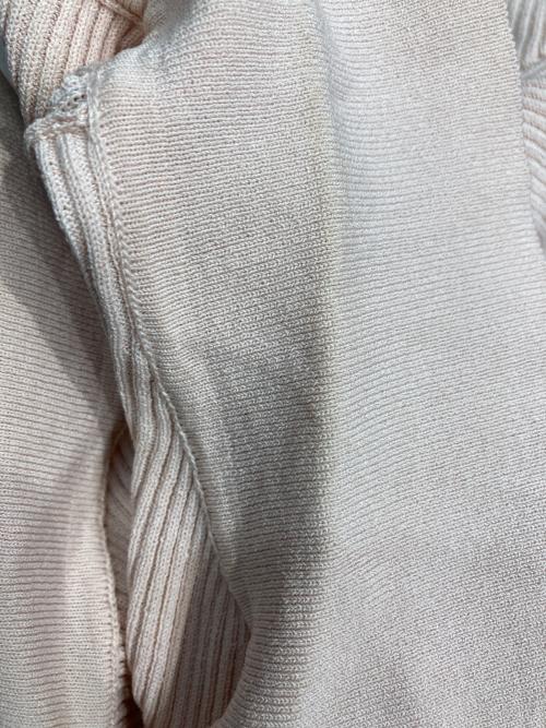 6(ROKU) BEAUTY&YOUTH（ロク ビューティーアンドユース）6(ROKU) BEAUTY&YOUTH (ロク ビューティーアンドユース) RIB SHIRT CARDIGAN ピンク サイズ:Freeの古着・服飾アイテム