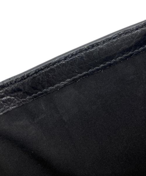 Maison Margiela（メゾンマルジェラ）Maison Margiela (メゾンマルジェラ) コンパクト レザー ウォレット 三つ折り財布 ブラックの古着・服飾アイテム