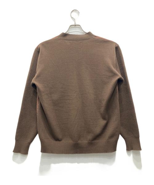 nanamica（ナナミカ）nanamica (ナナミカ) Hybrid Cardigan/ハイブリッドカーディガン ブラウン サイズ:X-SMALLの古着・服飾アイテム