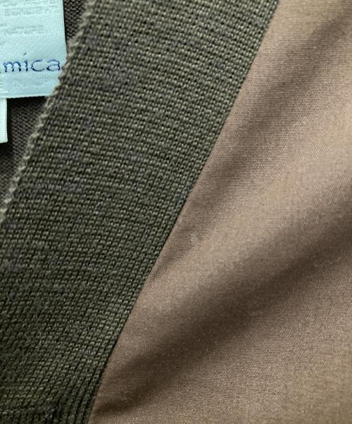 nanamica（ナナミカ）nanamica (ナナミカ) Hybrid Cardigan/ハイブリッドカーディガン ブラウン サイズ:X-SMALLの古着・服飾アイテム