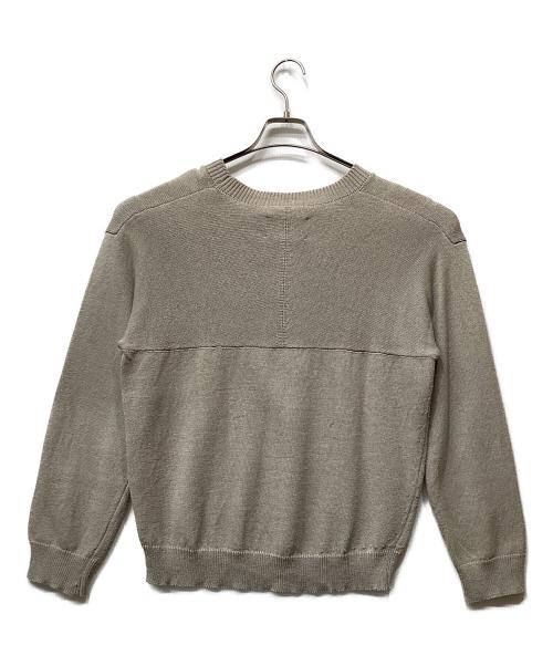 nanamica（ナナミカ）nanamica (ナナミカ) 7G Crew Neck Sweater ベージュ サイズ:SMALLの古着・服飾アイテム