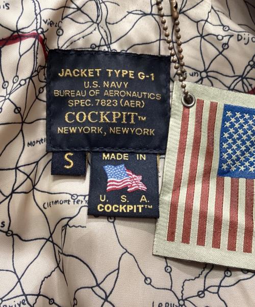 COCKPIT USA（コックピットユーエスエー）COCKPIT USA (コックピットユーエスエー) G-1フライトジャケット ブラウン サイズ:Sの古着・服飾アイテム