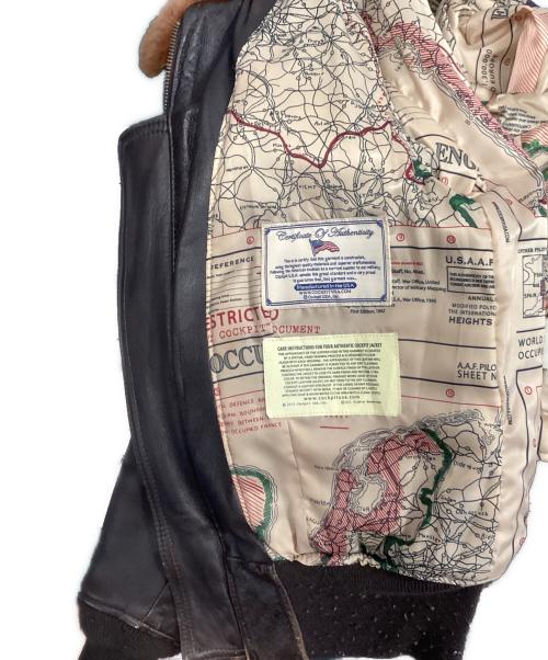 COCKPIT USA（コックピットユーエスエー）COCKPIT USA (コックピットユーエスエー) G-1フライトジャケット ブラウン サイズ:Sの古着・服飾アイテム