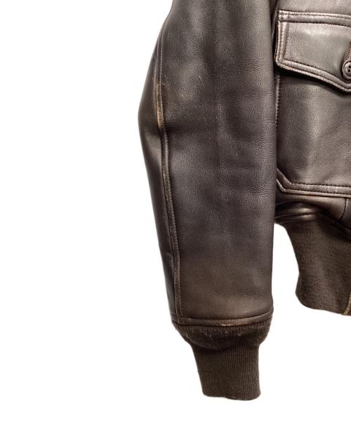 COCKPIT USA（コックピットユーエスエー）COCKPIT USA (コックピットユーエスエー) G-1フライトジャケット ブラウン サイズ:Sの古着・服飾アイテム