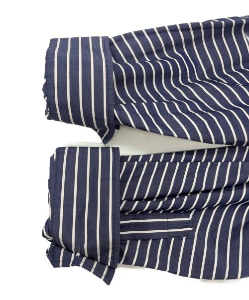 BALENCIAGA（バレンシアガ）BALENCIAGA (バレンシアガ) PULLED SHIRT DRESS ネイビー サイズ:SIZE 36（S）の古着・服飾アイテム