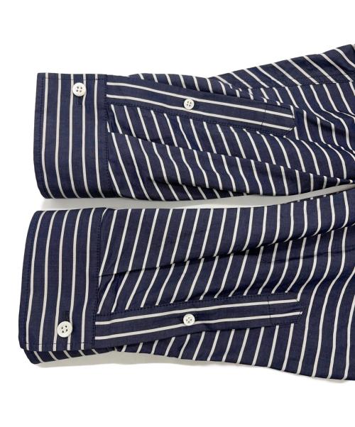 BALENCIAGA（バレンシアガ）BALENCIAGA (バレンシアガ) PULLED SHIRT DRESS ネイビー サイズ:SIZE 36（S）の古着・服飾アイテム