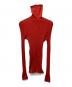 GUCCI（グッチ）の古着「Knitted Silk Fine Turtleneck Top」｜レッド
