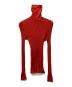 GUCCI (グッチ) Knitted Silk Fine Turtleneck Top レッド サイズ:S：20000円