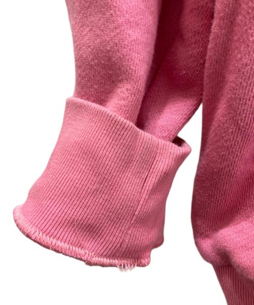 GUCCI（グッチ）GUCCI (グッチ) Embroidered Saturn Hoodie ピンク サイズ:Mの古着・服飾アイテム