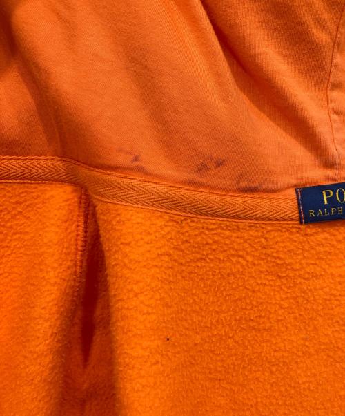 POLO RALPH LAUREN（ポロ・ラルフローレン）POLO RALPH LAUREN (ポロ・ラルフローレン) ジップパーカー オレンジ サイズ:XXLの古着・服飾アイテム