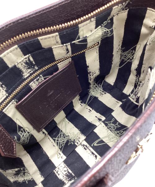 Vivienne Westwood（ヴィヴィアンウエストウッド）Vivienne Westwood (ヴィヴィアンウエストウッド) 2WAYレザーショルダーバッグ ブラウン サイズ:下記参照の古着・服飾アイテム