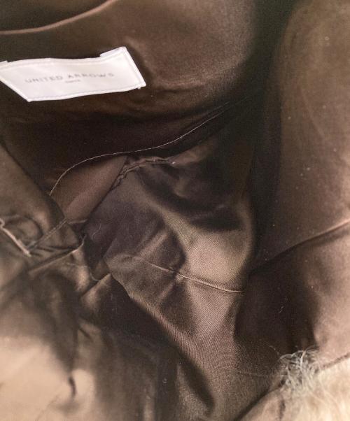 UNITED ARROWS（ユナイテッドアローズ）UNITED ARROWS (ユナイテッドアローズ) UWCB ファー ショルダーバッグ ベージュの古着・服飾アイテム