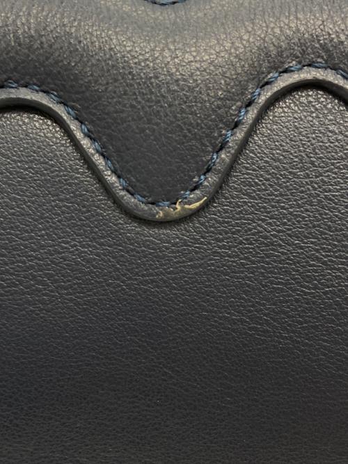 marimekko（マリメッコ）marimekko (マリメッコ) Lokki ベルトバッグ ネイビーの古着・服飾アイテム