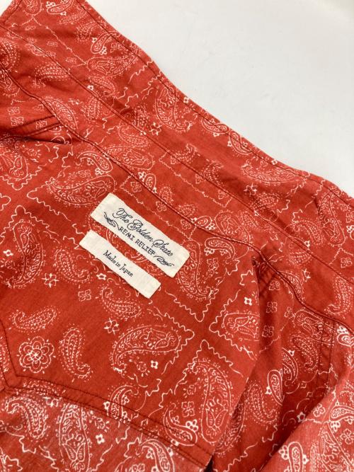 REMI RELIEF（レミレリーフ）REMI RELIEF (レミレリーフ) ペイズリーウエスタンシャツ レッド サイズ:Sの古着・服飾アイテム