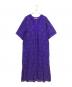 ne quittez pas（ヌキテパ）の古着「cotton voile dot hemla dress」｜パープル
